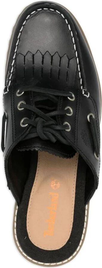 Timberland Black Mules With Lace-Up - Image 3
