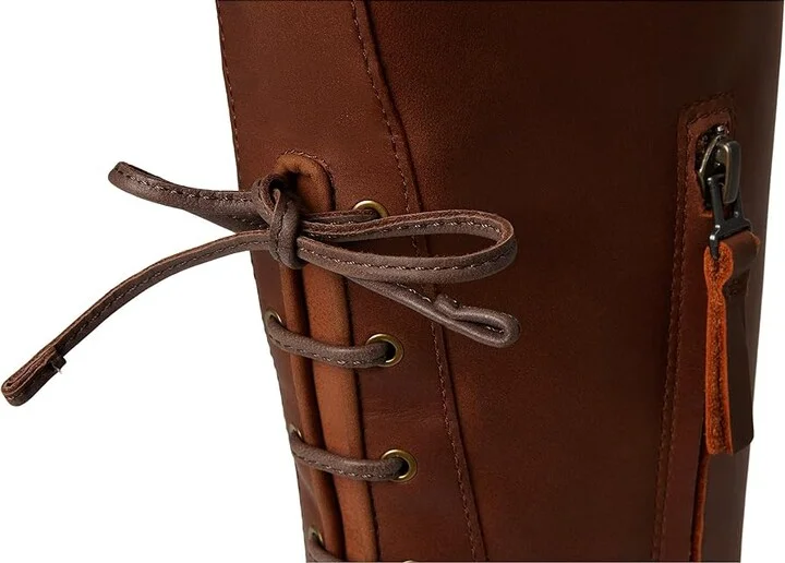 Timberland Brimfield Tall Zip-Up Women's Boots Medium Brown Full Grain : 6 B - Medium, Leather - Image 2