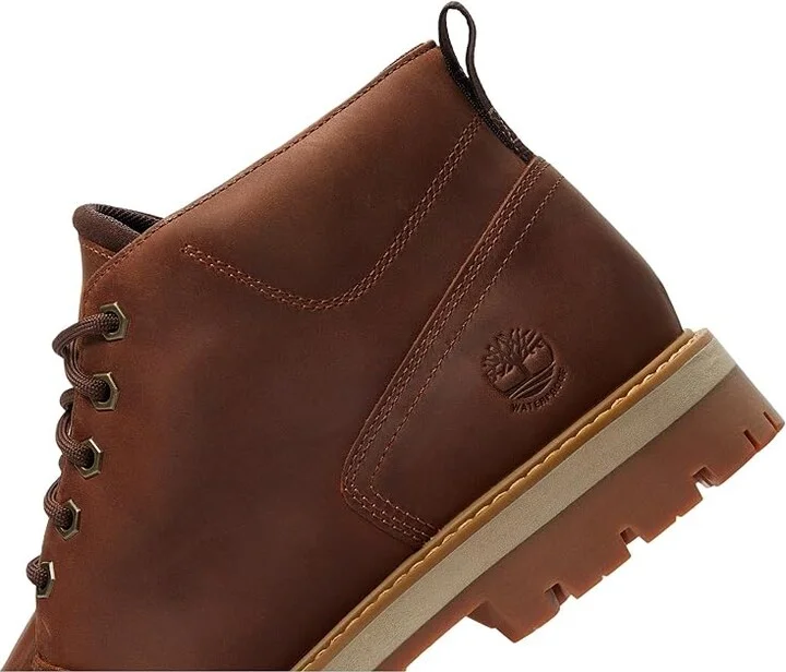 Timberland Britton Road Mid Lace Up Waterproof Men's Boots Rust Full Grain : 12 D - Medium, Leather - Image 4