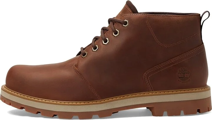 Timberland Britton Road Mid Lace Up Waterproof Men's Boots Rust Full Grain : 12 D - Medium, Leather - Image 5