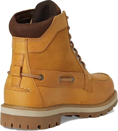 Timberland Britton Road Mid Lace Up Waterproof Men's Boots Wheat Full Grain : 9 D - Medium, Leather - Image 4