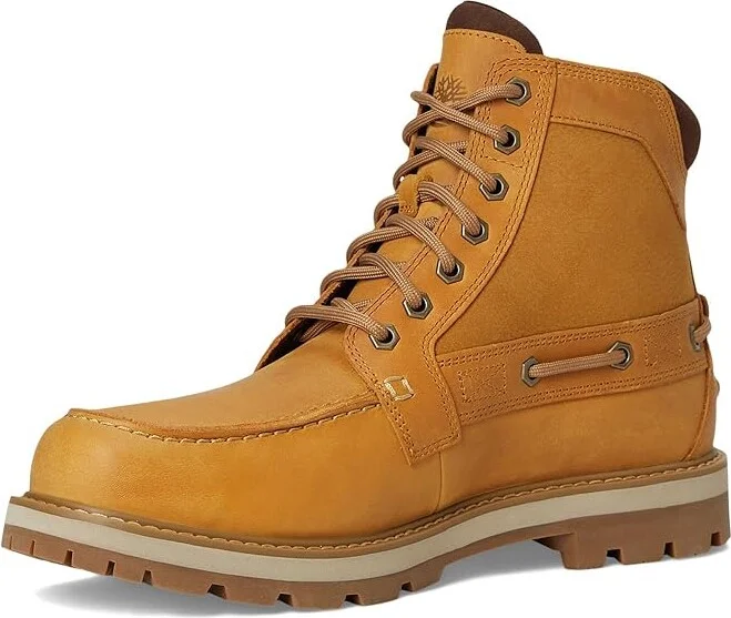 Timberland Britton Road Mid Lace Up Waterproof Men's Boots Wheat Full Grain : 9 D - Medium, Leather - Image 5