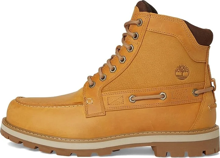 Timberland Britton Road Mid Lace Up Waterproof Men's Boots Wheat Full Grain : 9 D - Medium, Leather - Image 6