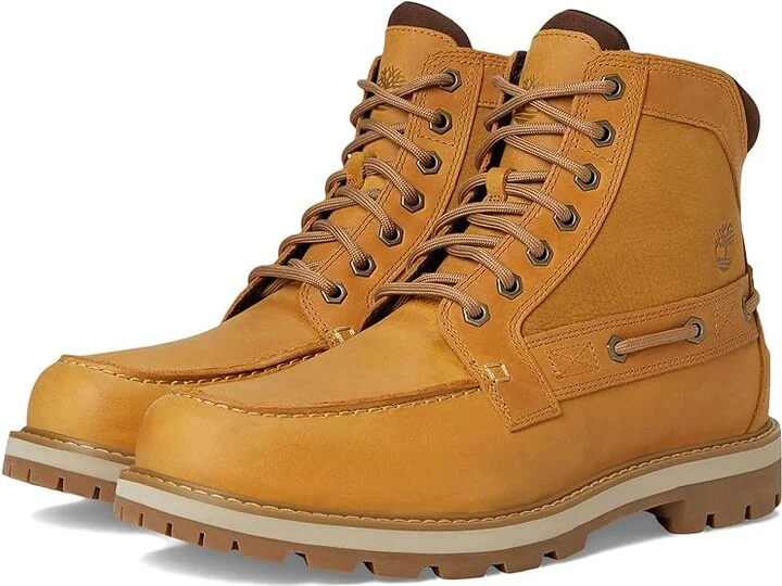 Timberland Britton Road Mid Lace Up Waterproof Men's Boots Wheat Full Grain : 9 D - Medium, Leather