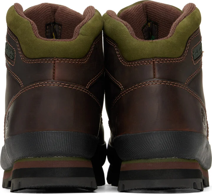 Timberland Brown Euro Hiker Leather Boots - Image 2