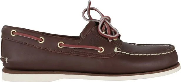 Timberland Classic 2-Eye Logo Debossed Boat Shoes