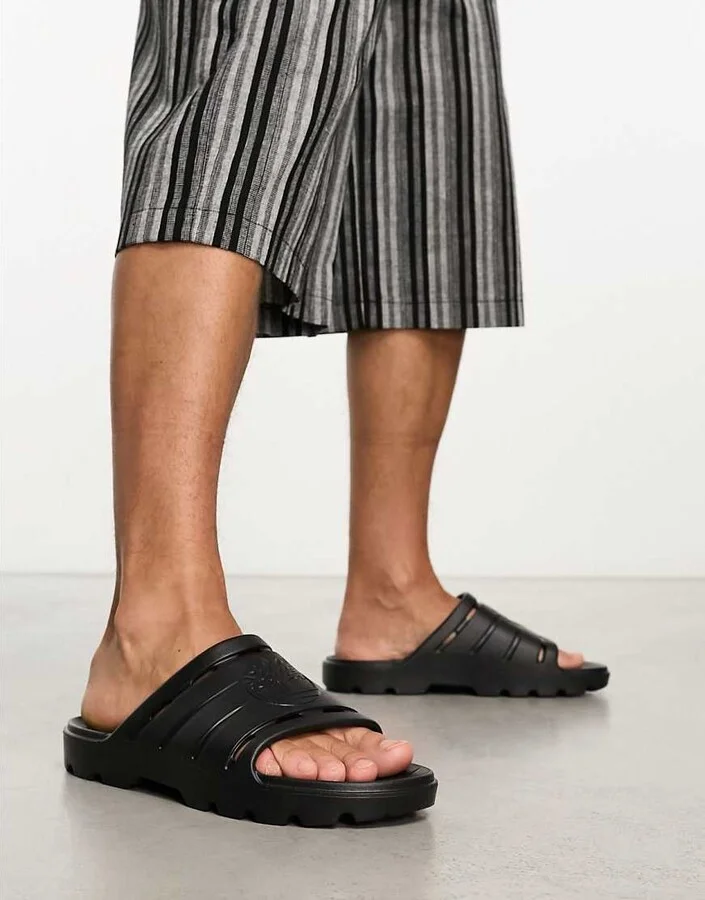 Timberland Get Outside slides in black - Image 4