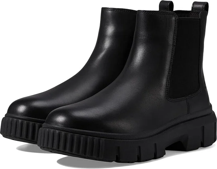 Timberland Greyfield Chelsea Women's Boots Black Full Grain : 8 B - Medium, Leather/Rubber/Textile