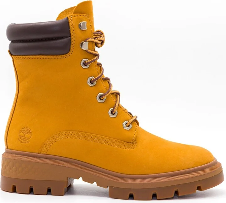 Timberland Logo Embossed Lace-Up Boots