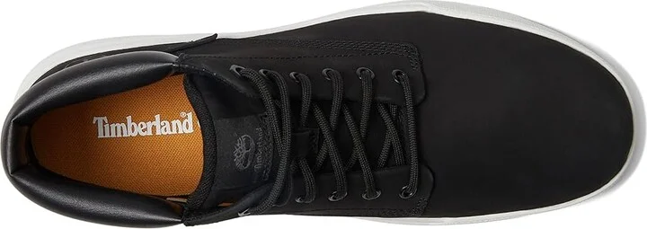 Timberland Maple Grove Leather Chukka Men's Shoes Black Nubuck : 7 D - Medium, Suede - Image 2