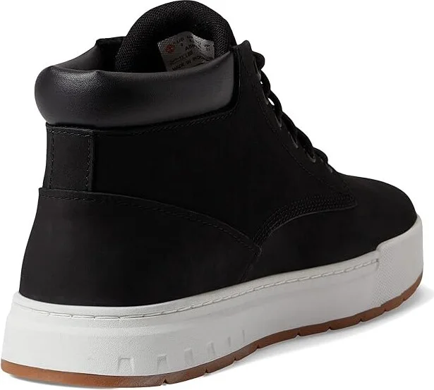 Timberland Maple Grove Leather Chukka Men's Shoes Black Nubuck : 7 D - Medium, Suede - Image 4