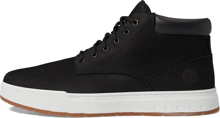 Timberland Maple Grove Leather Chukka Men's Shoes Black Nubuck : 7 D - Medium, Suede - Image 6
