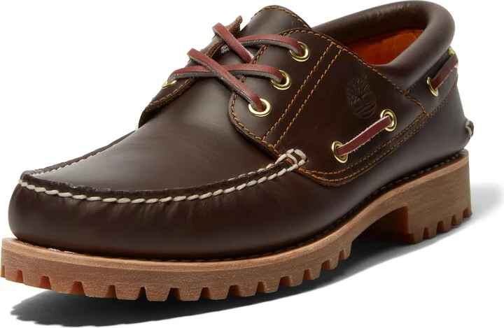 Timberland Men's Authentic 3-Eye Lug Handsewn Boat Shoe