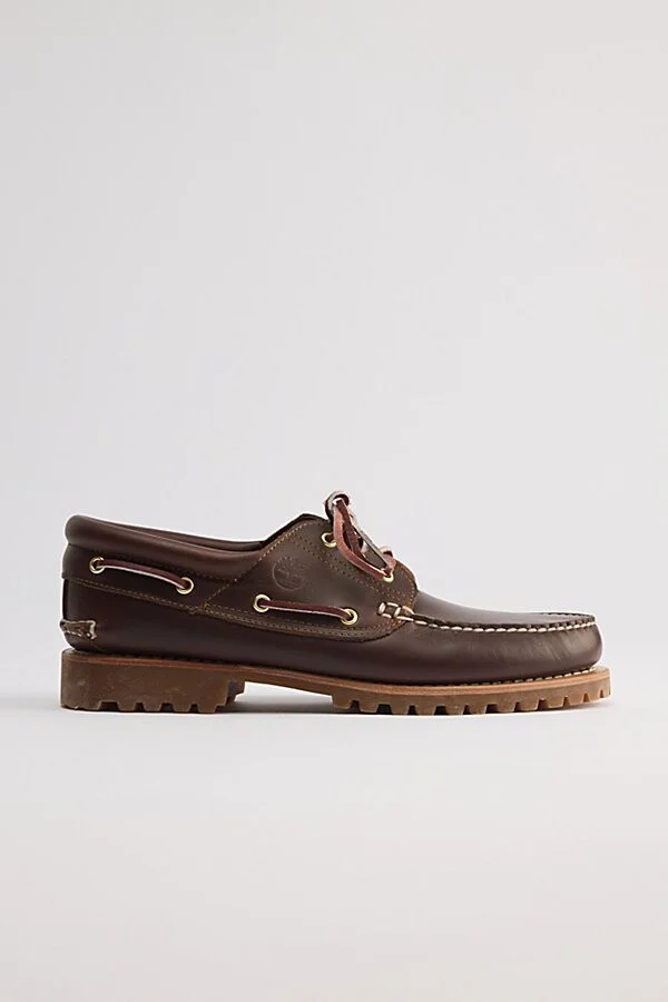 Timberland Men's Authentic Boat Shoe in Brown Full/Grain - Image 2