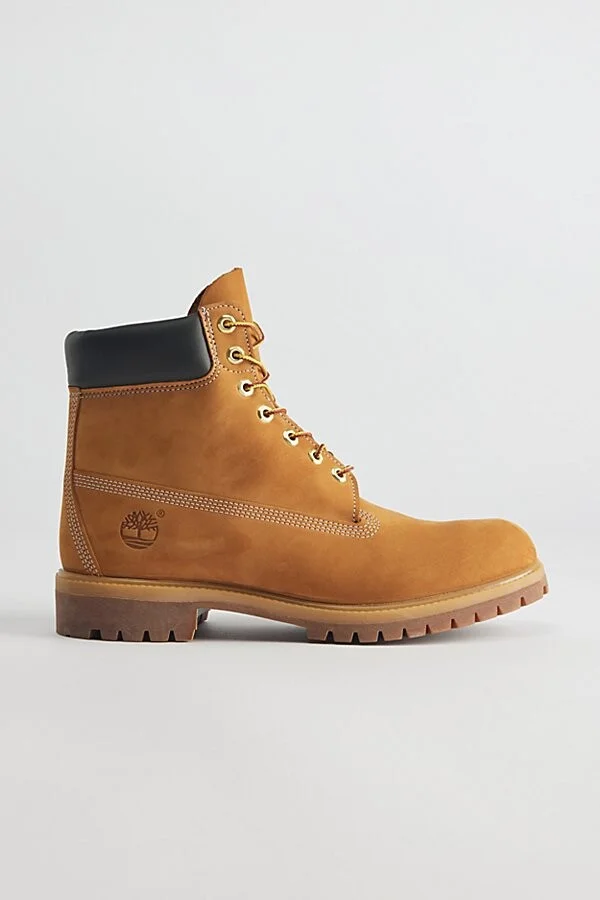 Timberland Men's Classic 6" Work Boot in Wheat Nubuck - Image 3