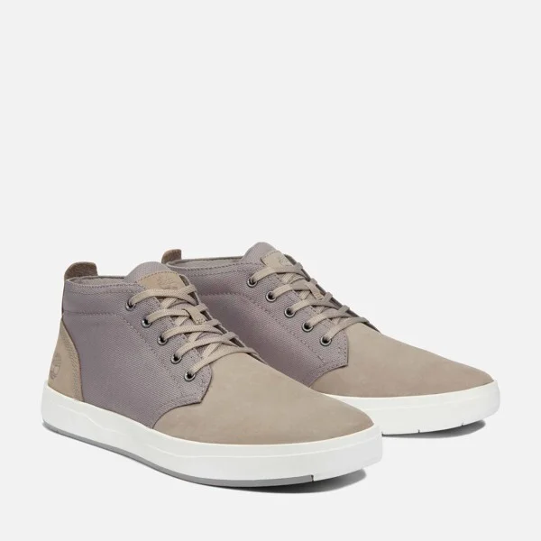 Timberland Men's Davis Square Sneaker, Gray, - Image 2