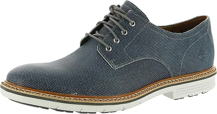 Dark Blue Printed Nubuck