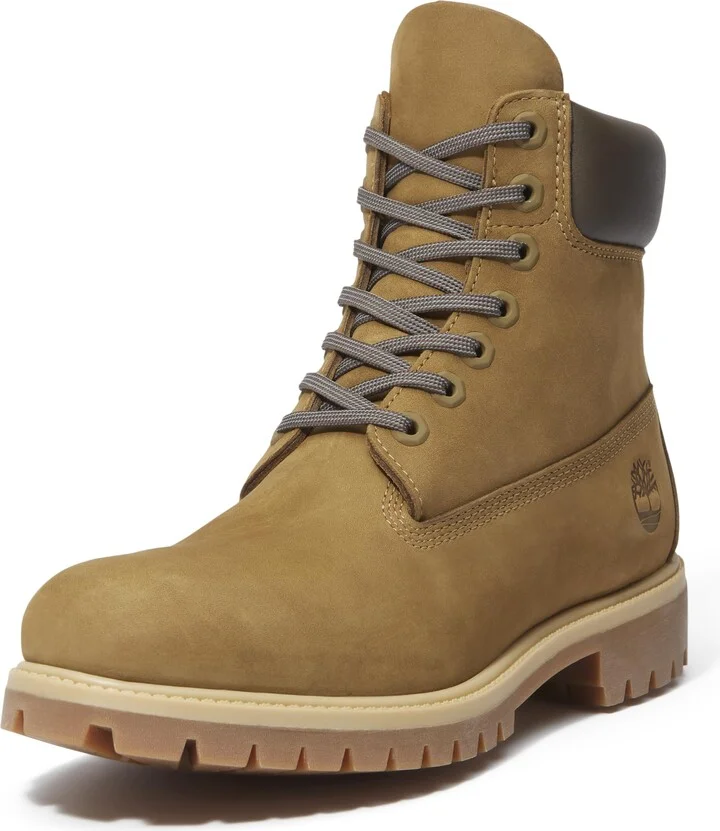 Olive Nubuck W Dark Brown
