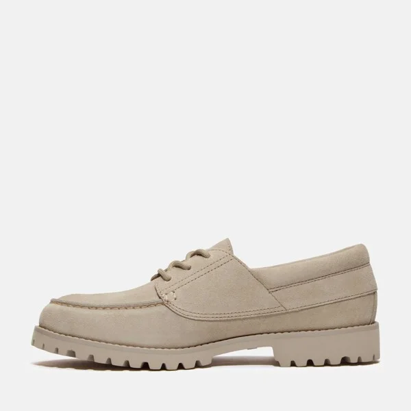 Timberland Men's Timberland Authentics Light Lace-Up Shoe, Light Brown Suede, - Image 2