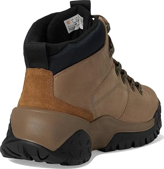 Timberland Motion Scramble Mid Lace Up Waterproof Men's Climbing Shoes Medium Beige Nubuck : 10.5 M, Leather - Image 4