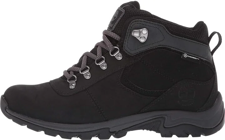 Timberland Mt. Maddsen Mid Leather Waterproof Women's Lace-up Boots Black Full Grain Leather : 8.5 B - Medium - Image 7