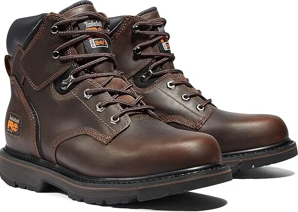 Timberland PRO 6 Pit Boss Soft Toe Men's Work Lace-up Boots Brown : 8 D - Medium, Suede - Image 5
