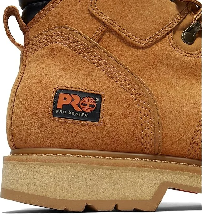 Timberland PRO 6 Pit Boss Soft Toe Men's Work Lace-up Boots Wheat : 11 D - Medium, Suede - Image 4