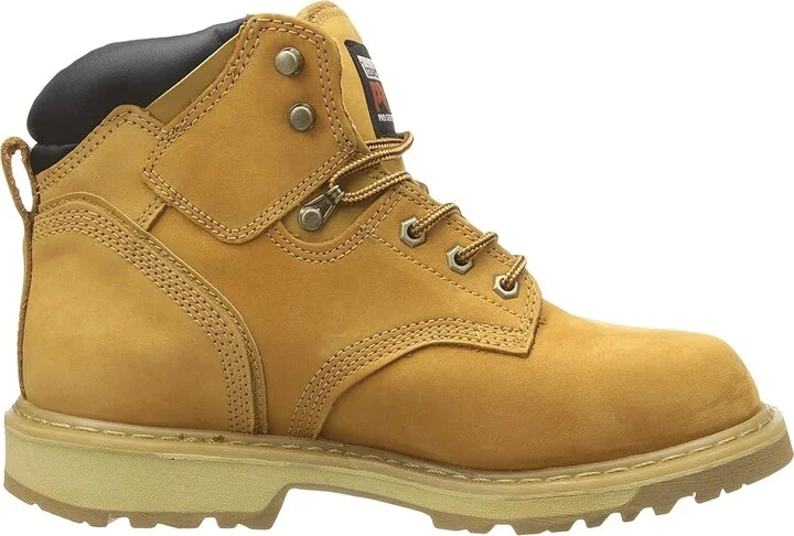 Timberland PRO 6 Pit Boss Soft Toe Men's Work Lace-up Boots Wheat Nubuck Leather : 14 EE - Wide, Suede - Image 8