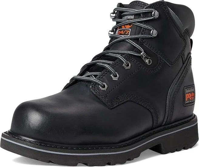Timberland PRO 6 Pit Boss Steel Toe Men's Work Lace-up Boots Black : 14 D - Medium, Leather - Image 5