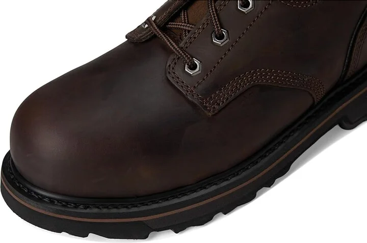 Timberland PRO 6 Pit Boss Steel Toe Men's Work Lace-up Boots Brown : 12 D - Medium, Leather - Image 2