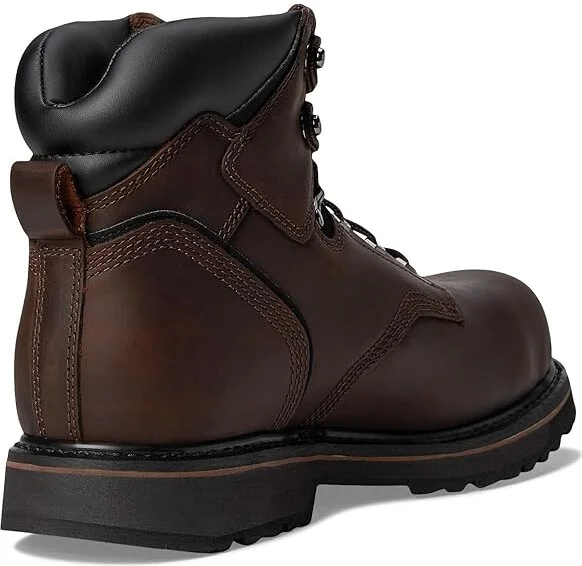 Timberland PRO 6 Pit Boss Steel Toe Men's Work Lace-up Boots Brown : 12 D - Medium, Leather - Image 4