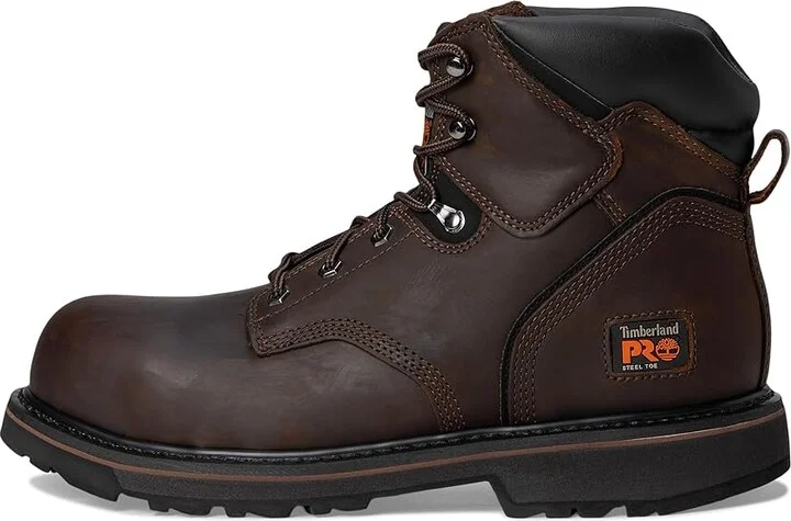 Timberland PRO 6 Pit Boss Steel Toe Men's Work Lace-up Boots Brown : 12 D - Medium, Leather - Image 6