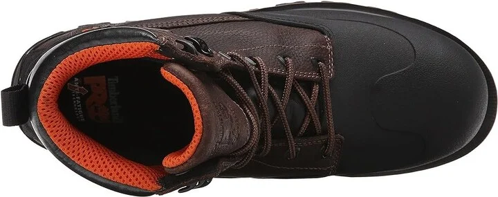 Timberland PRO 6 Rigmaster XT Steel Safety Toe Waterproof Men's Work Boots Brown : 8 D - Medium, Leather - Image 2