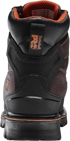 Timberland PRO 6 Rigmaster XT Steel Safety Toe Waterproof Men's Work Boots Brown : 8 D - Medium, Leather - Image 4