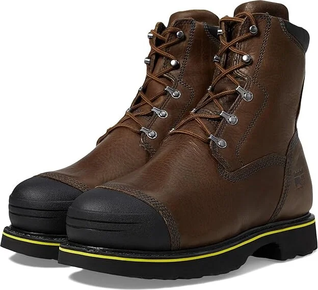 Timberland PRO Bannack 9 Alloy Safety Toe Met Guard Men's Shoes Brown 1 : 7 D - Medium, Leather