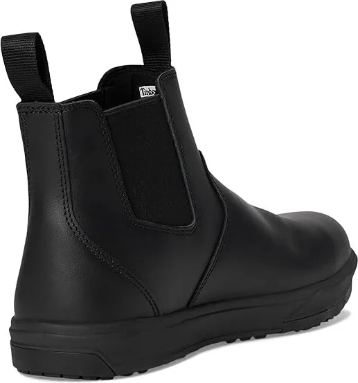 Timberland PRO Berkley Chelsea Composite Safety Toe Static Dissipative Men's Work Boots Black : 7.5 E - Wide, Leather - Image 4