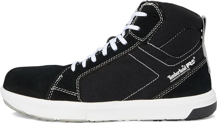 Timberland PRO Berkley Hi Composite Safety Toe Shoes Black/White 1 : Men's 14 - Women's 15.5 Medium, Leather/Textile - Image 6