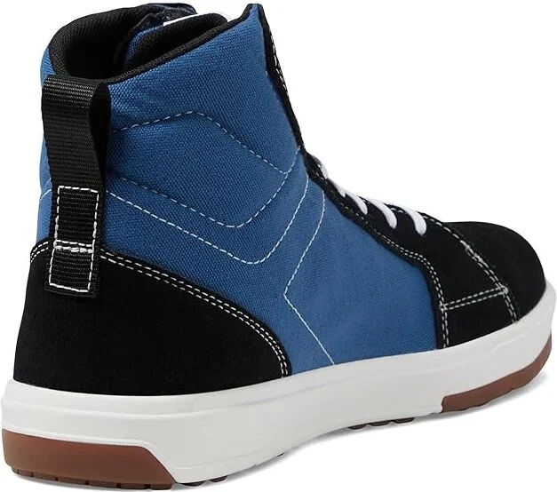 Timberland PRO Berkley Hi Composite Safety Toe Shoes Blue/White : Men's 7 - Women's 8.5 Medium, Synthetic - Image 4