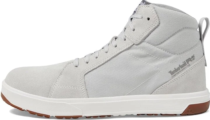 Timberland PRO Berkley Hi Composite Safety Toe Shoes Grey/White 1 : Men's 15 - Women's 16.5 Medium, Synthetic