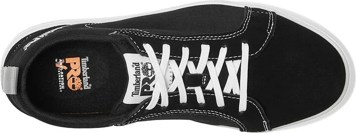 Timberland PRO Berkley Oxford Composite Safety Toe Men's Shoes Black/White 1 : 3.5 D - Medium, Leather/Textile - Image 2