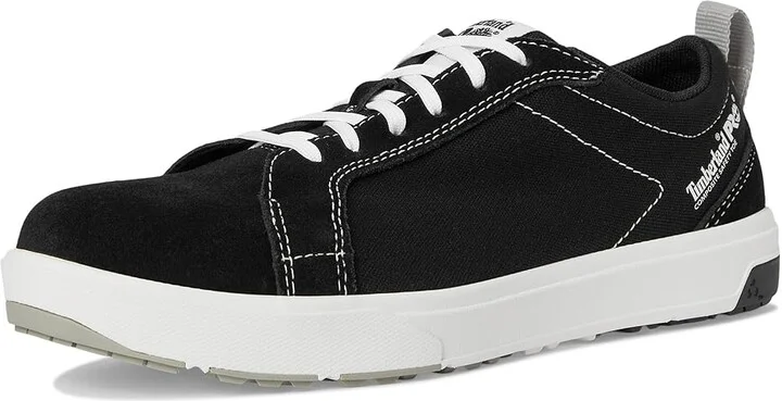 Timberland PRO Berkley Oxford Composite Safety Toe Men's Shoes Black/White 1 : 3.5 D - Medium, Leather/Textile - Image 5
