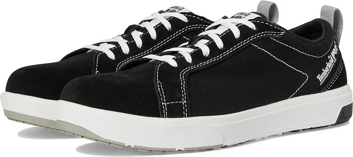 Timberland PRO Berkley Oxford Composite Safety Toe Men's Shoes Black/White 1 : 3.5 D - Medium, Leather/Textile