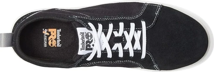 Timberland PRO Berkley Oxford Composite Safety Toe Men's Shoes Black/White : 4 D - Medium, Leather/Textile - Image 2