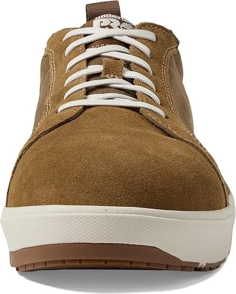 Timberland PRO Berkley Oxford Composite Safety Toe Men's Shoes Brown/Beige : 3.5 D - Medium, Leather/Textile - Image 5