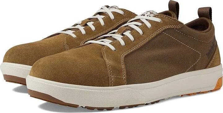 Timberland PRO Berkley Oxford Composite Safety Toe Men's Shoes Brown/Beige : 3.5 D - Medium, Leather/Textile