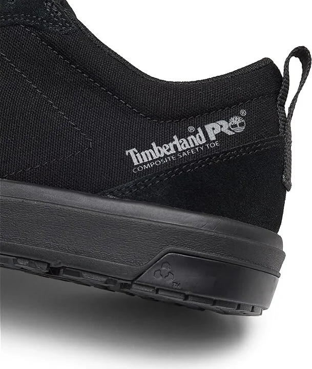 Timberland PRO Berkley Oxford Composite Safety Toe Static Dissipative Men's Work Boots Black : 9 D - Medium - Image 4