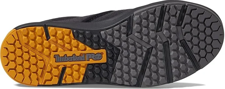 Timberland PRO Berkley Slip-On Composite Safety Toe Men's Shoes Grey/Yellow : 3.5 D - Medium, Canvas - Image 3