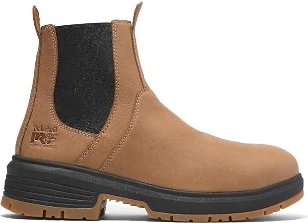 Timberland PRO Birchline Chelsea Composite Safety Toe Women's Work Boots Biscuit Camper Brown : 10 C - Medium, Leather - Image 7