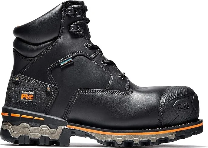 Timberland PRO Boondock 6 Composite Safety Toe Waterproof Men's Work Lace-up Boots Black-2024 NEW : 12 D - Medium, Leather - Image 6