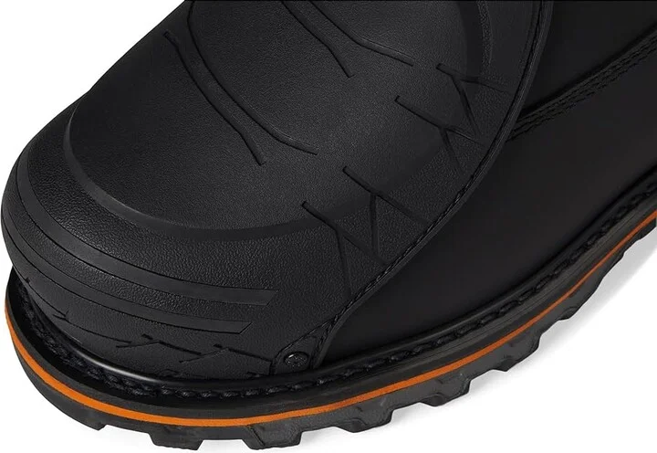 Timberland PRO Boondock 8 Inch Composite Safety Toe Puncture Resistant External MetGuard Men's Work Boots Black : 7 E - Wide, Leather - Image 2